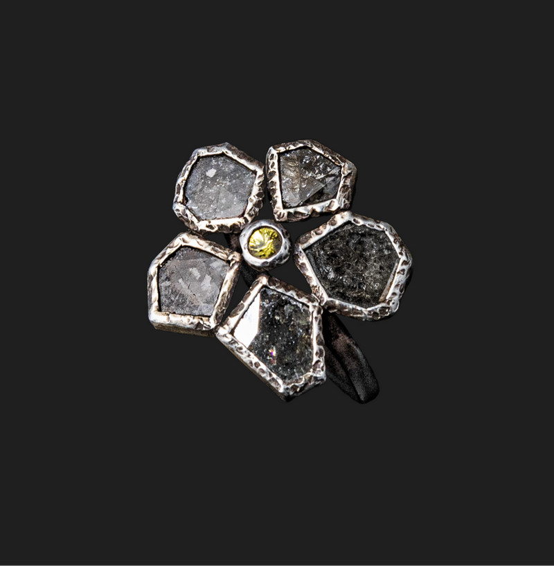 Midnight Bloom Ring