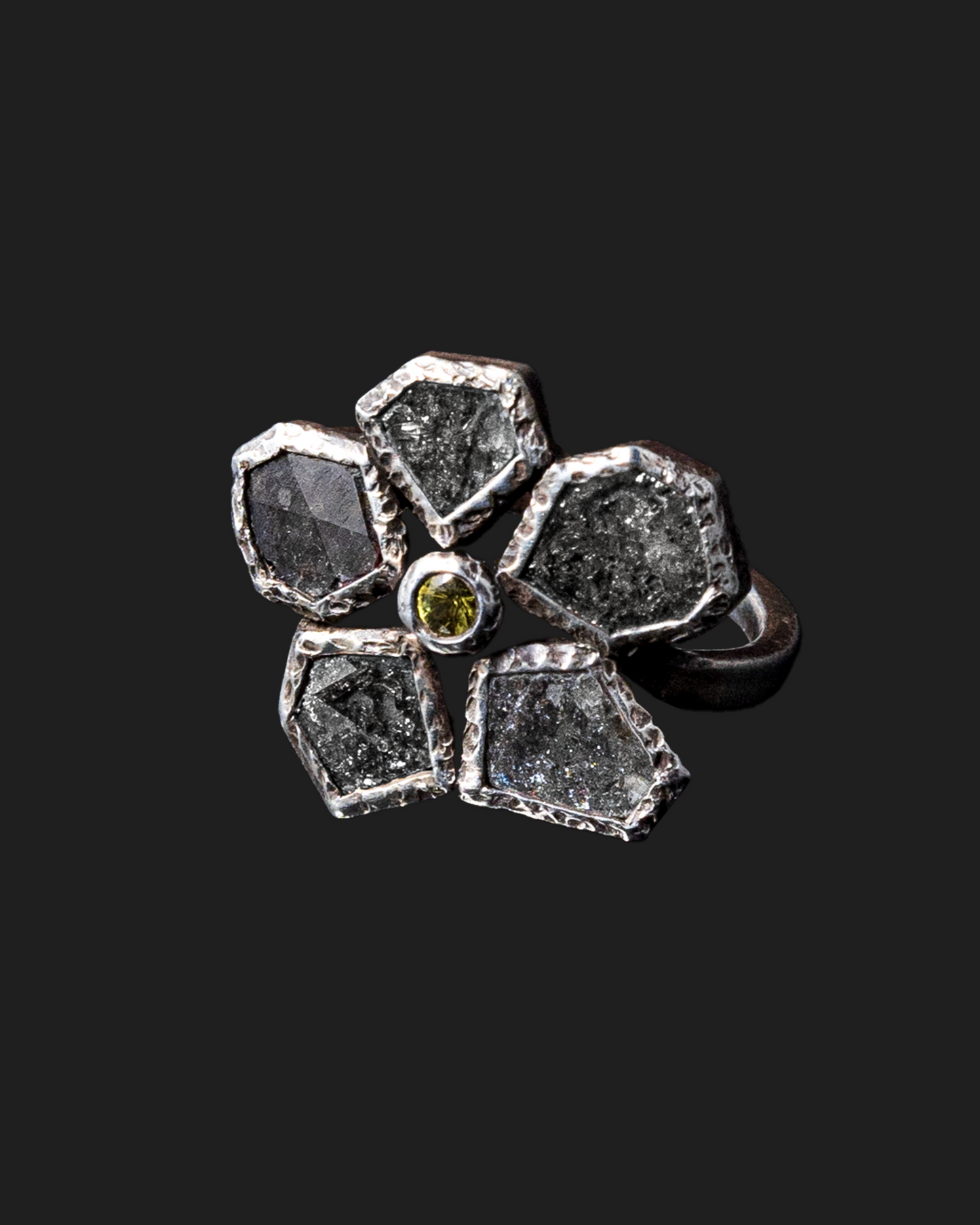 Midnight Bloom Ring