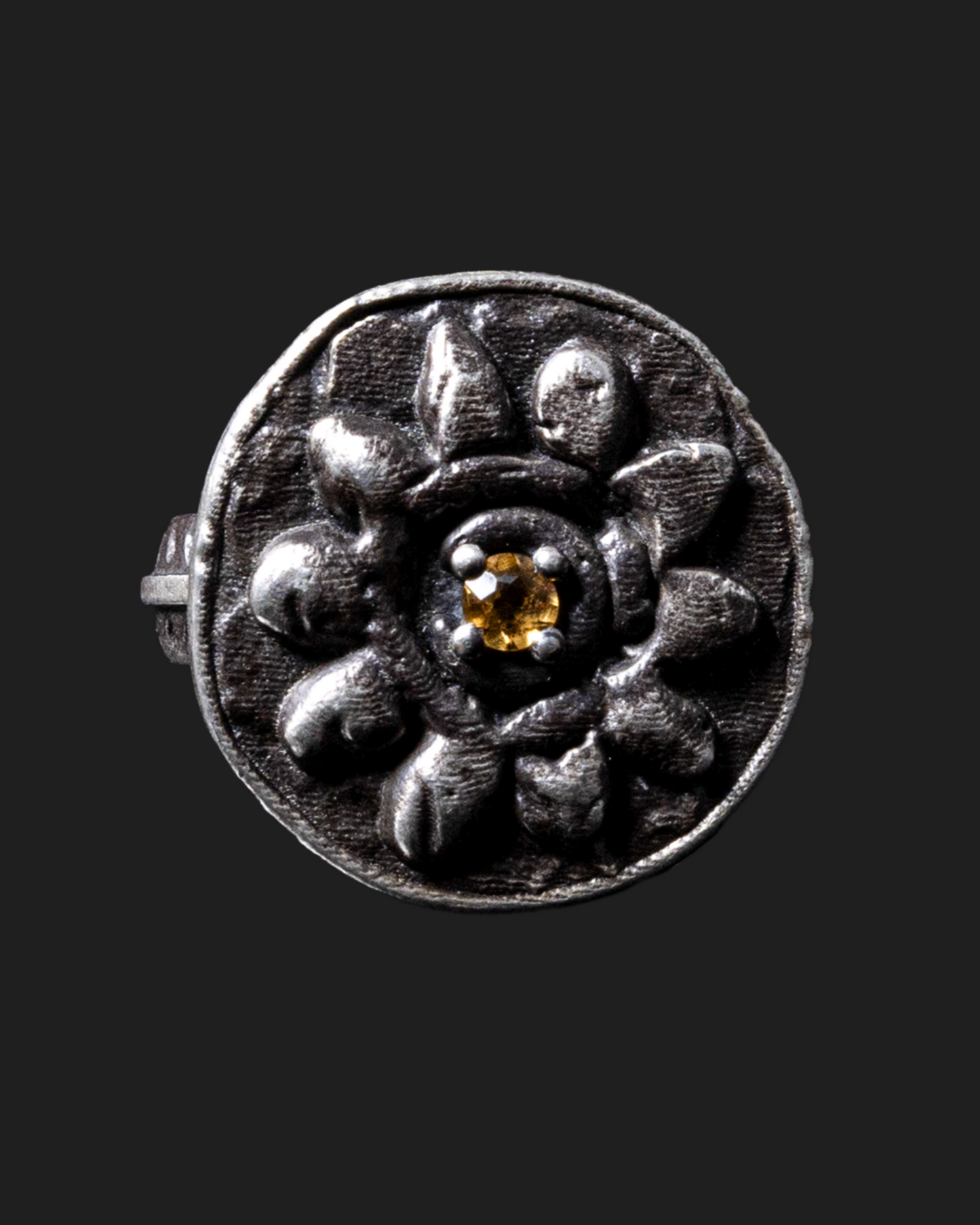Amber Bloom Ring