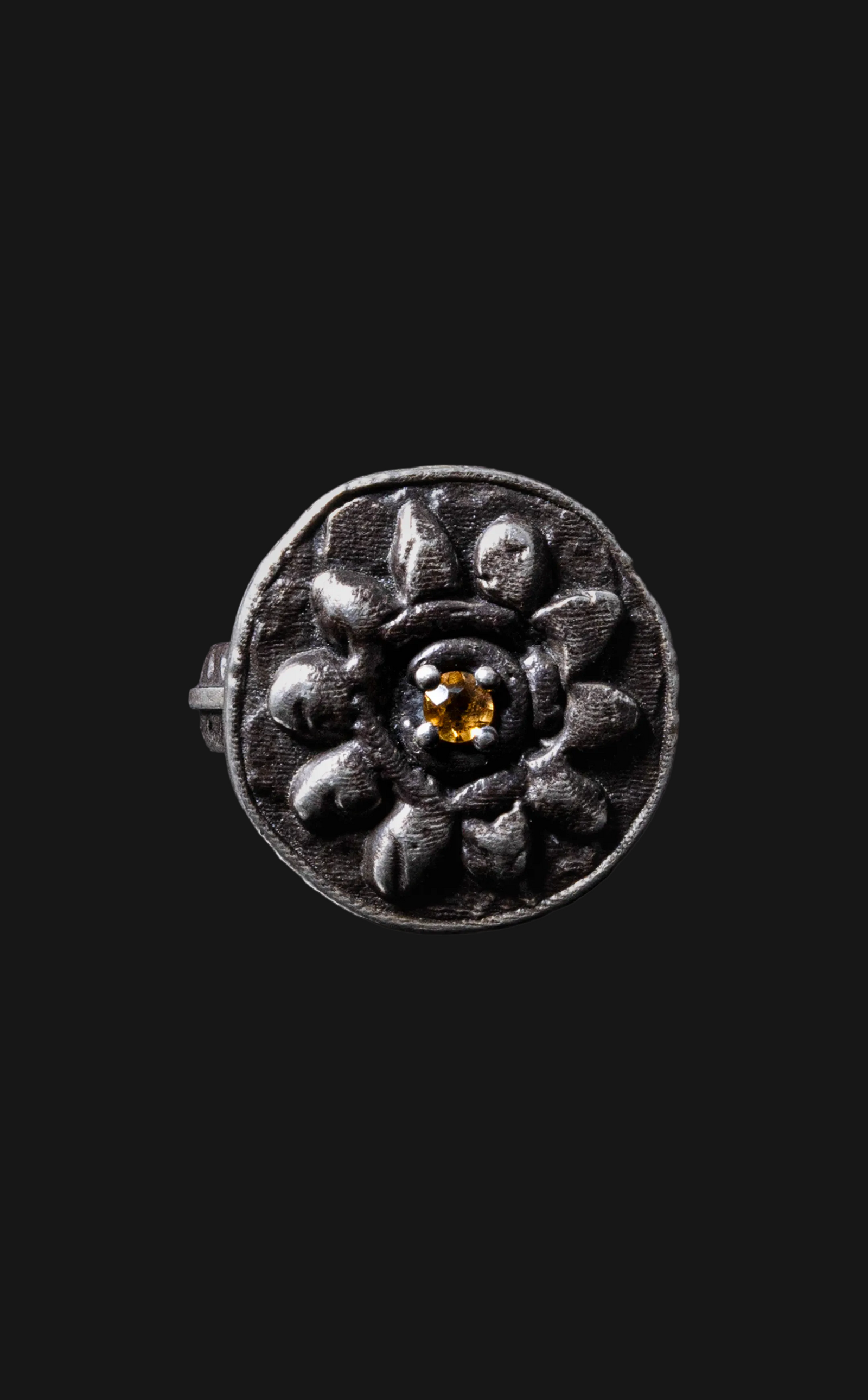 Amber Bloom Ring