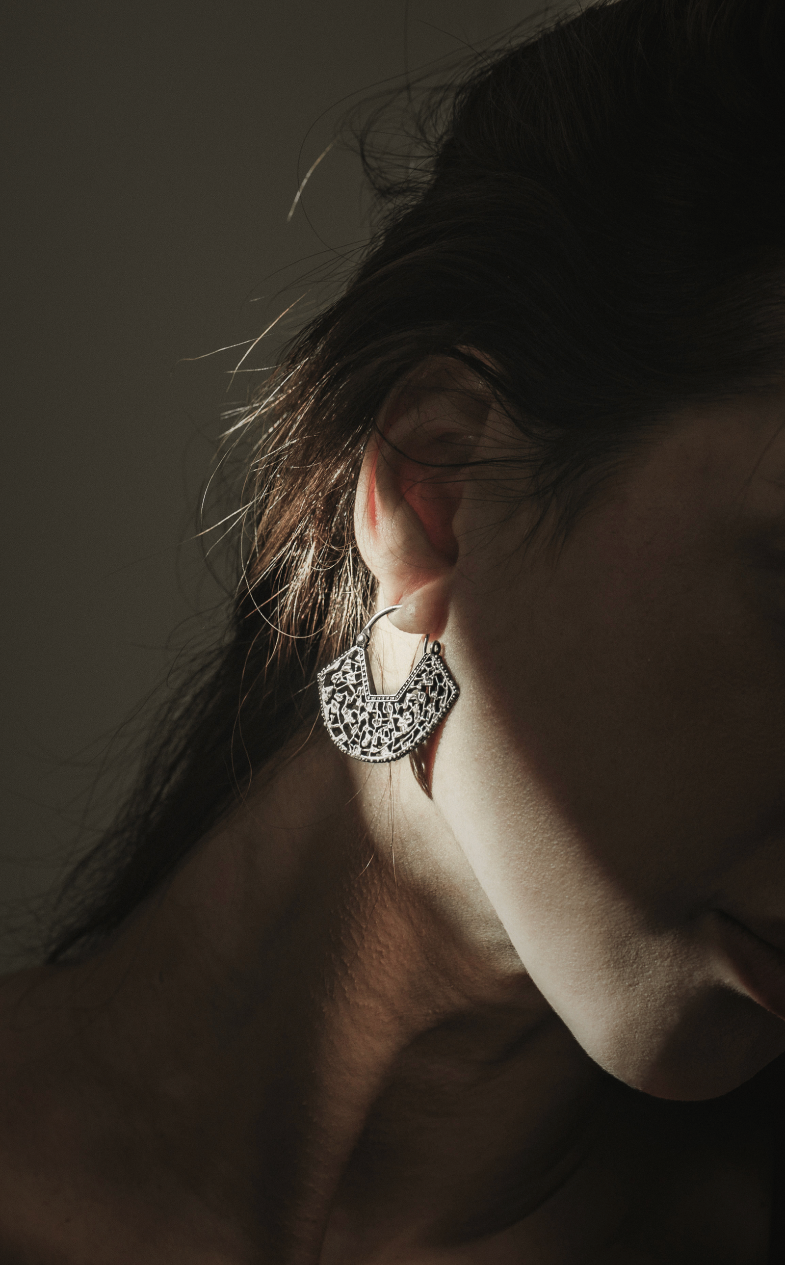 Edge Arc Earrings