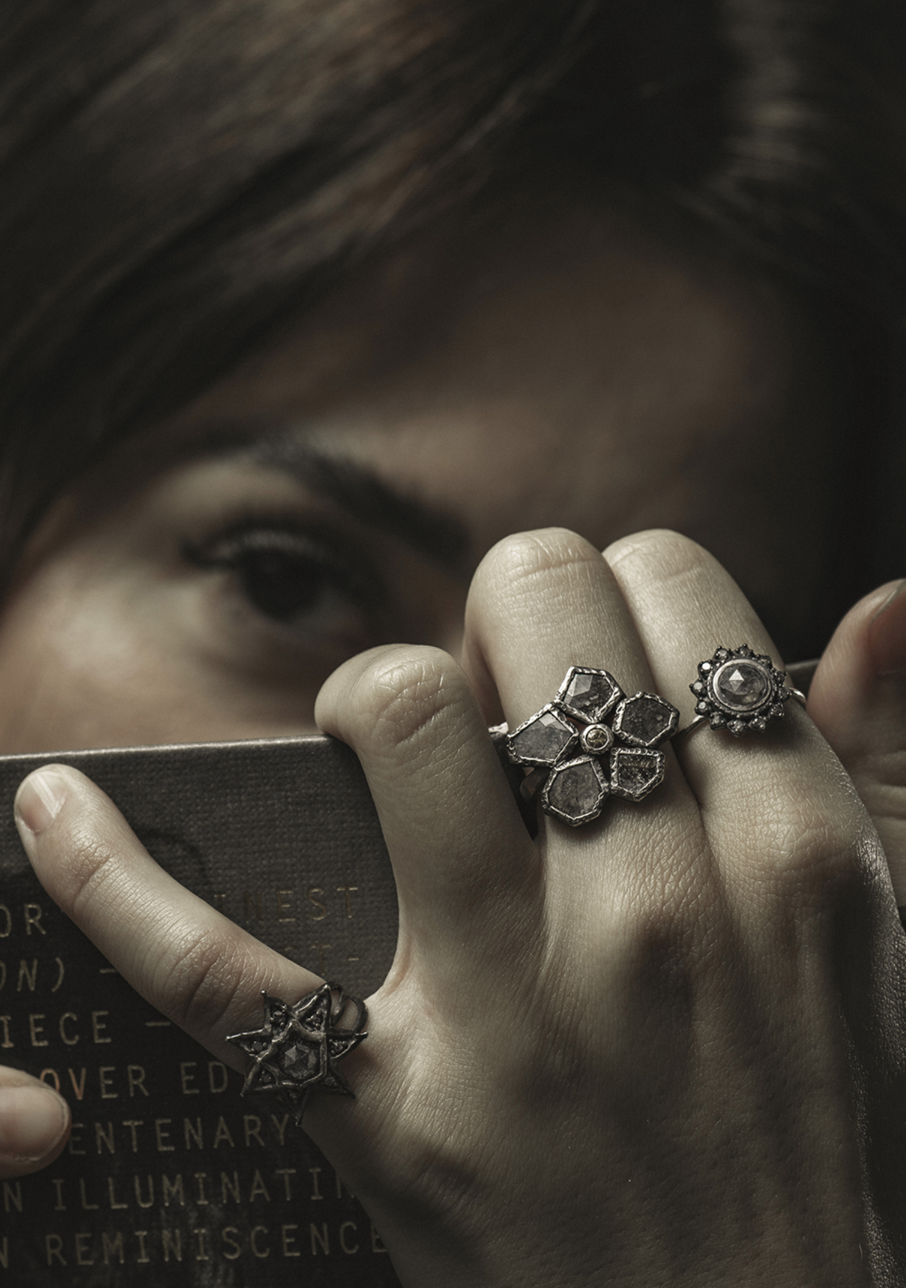 Midnight Bloom Ring