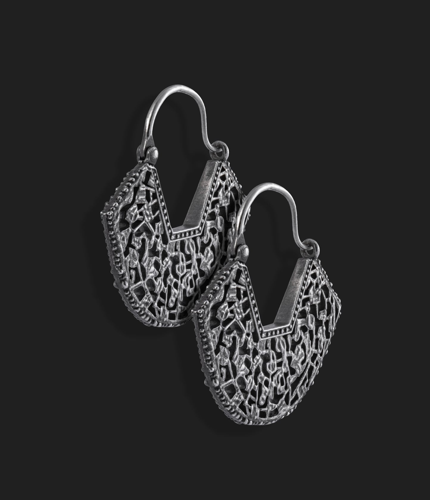 Edge Arc Earrings