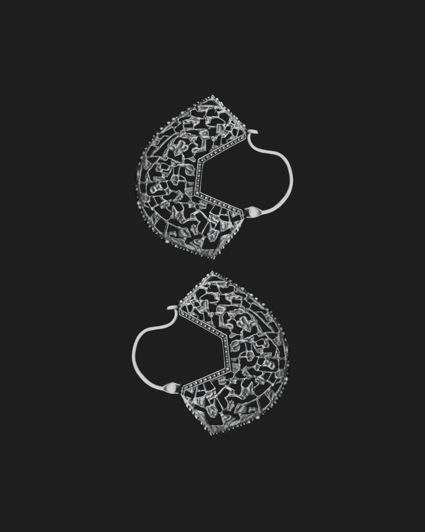 Edge Arc Earrings