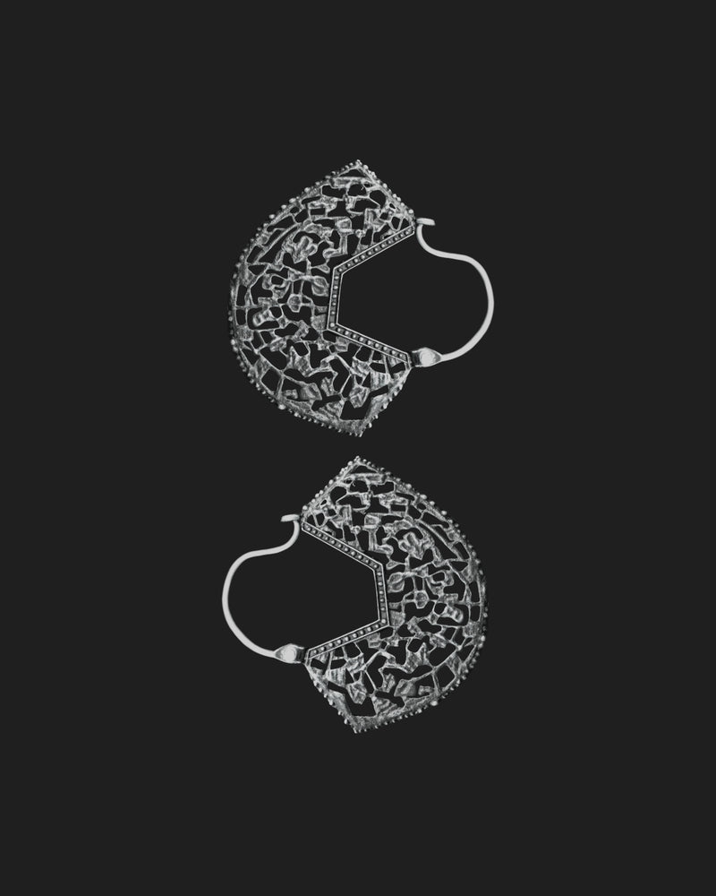 Edge Arc Earrings