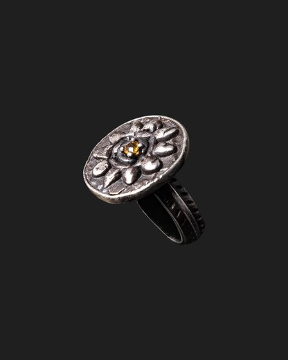 Amber Bloom Ring