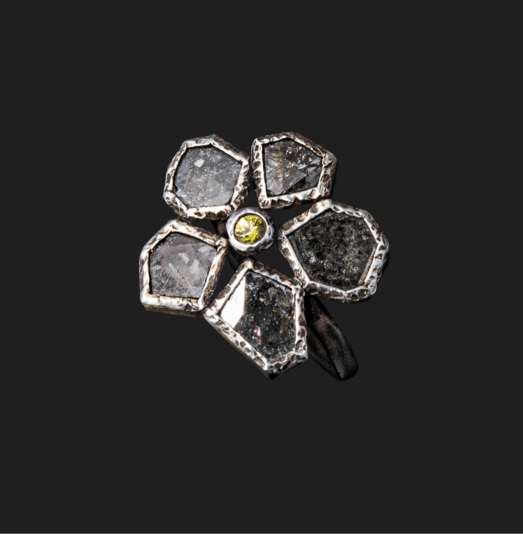 Midnight Bloom Ring