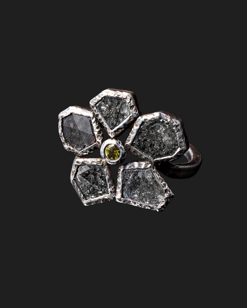 Midnight Bloom Ring