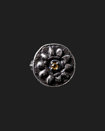 Amber Bloom Ring
