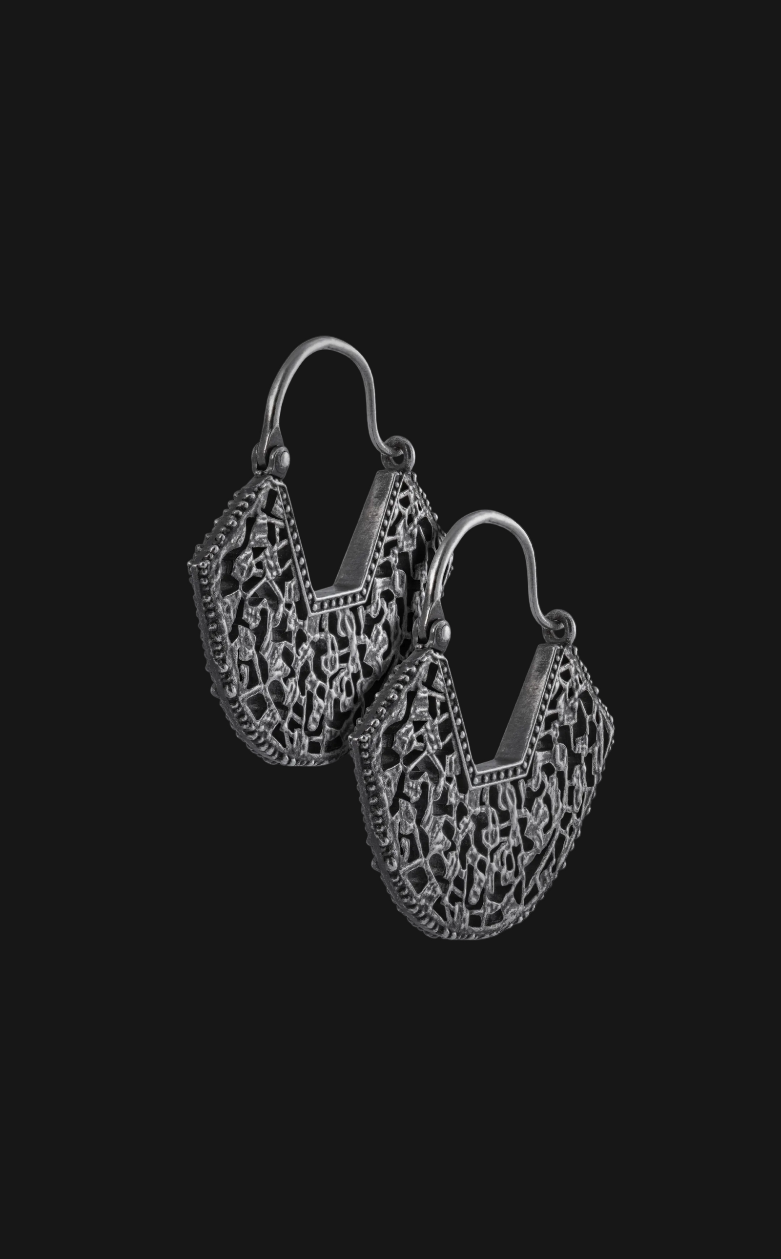Edge Arc Earrings