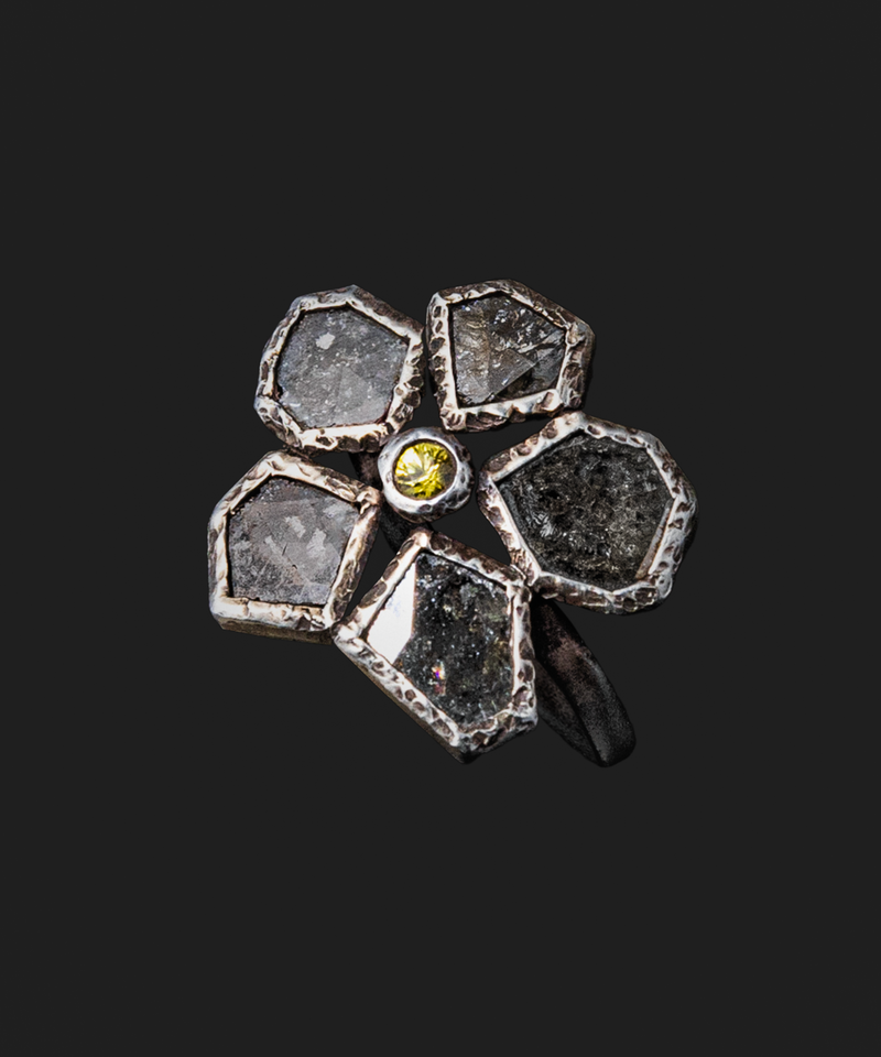 Midnight Bloom Ring