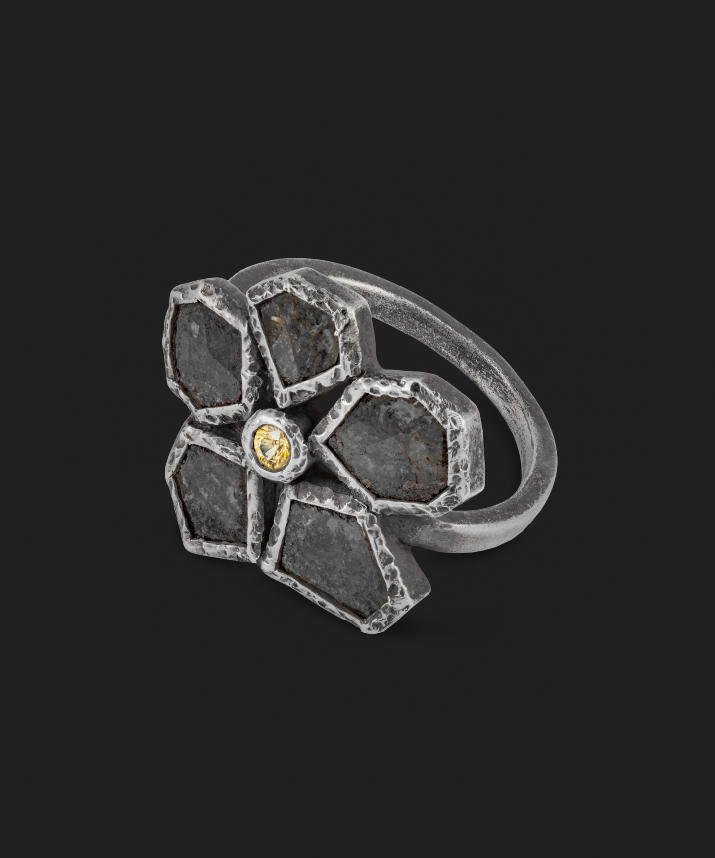Midnight Bloom Ring