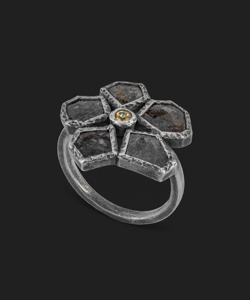 Midnight Bloom Ring