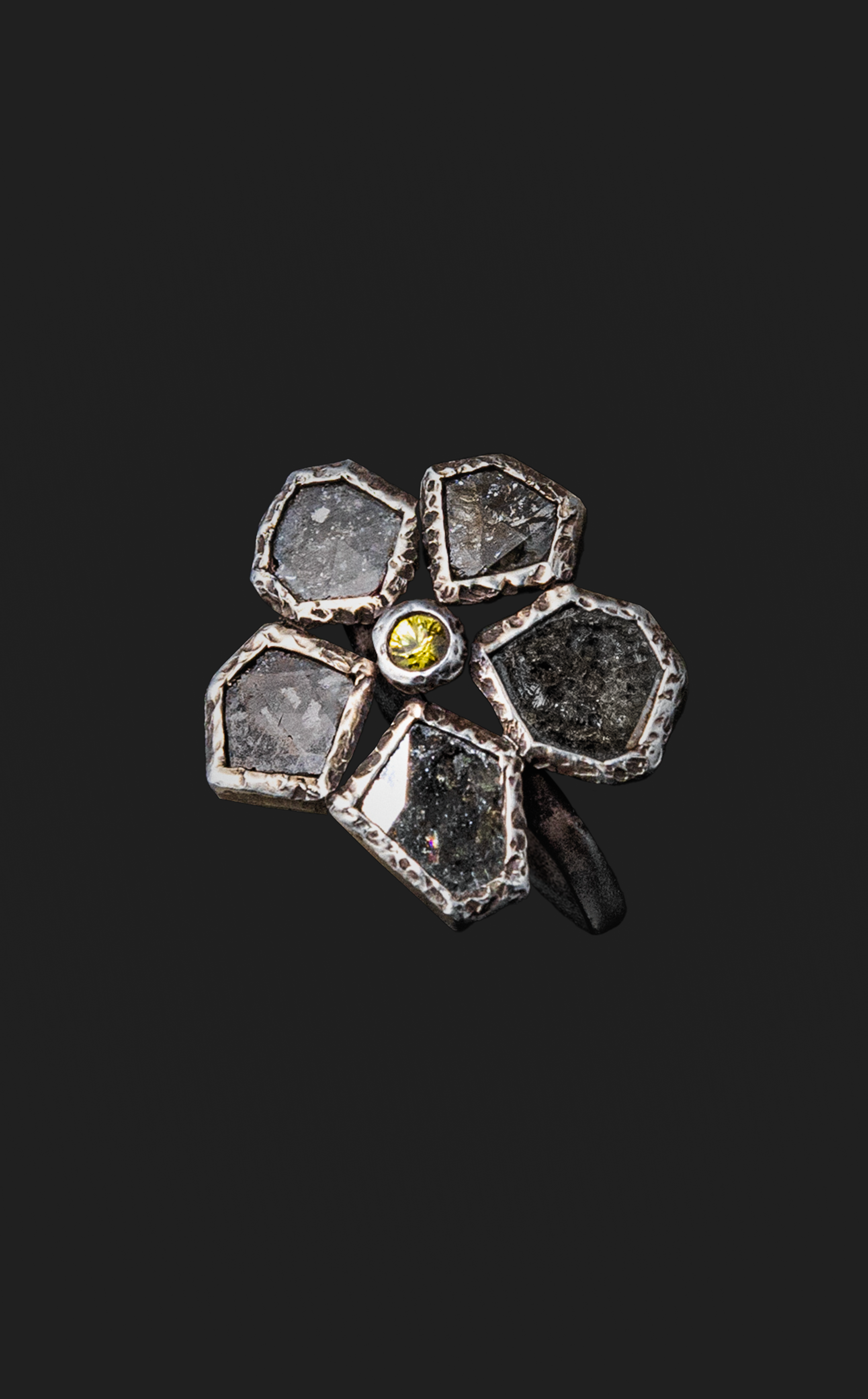 Midnight Bloom Ring