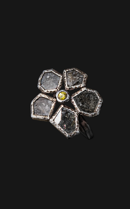 Midnight Bloom Ring