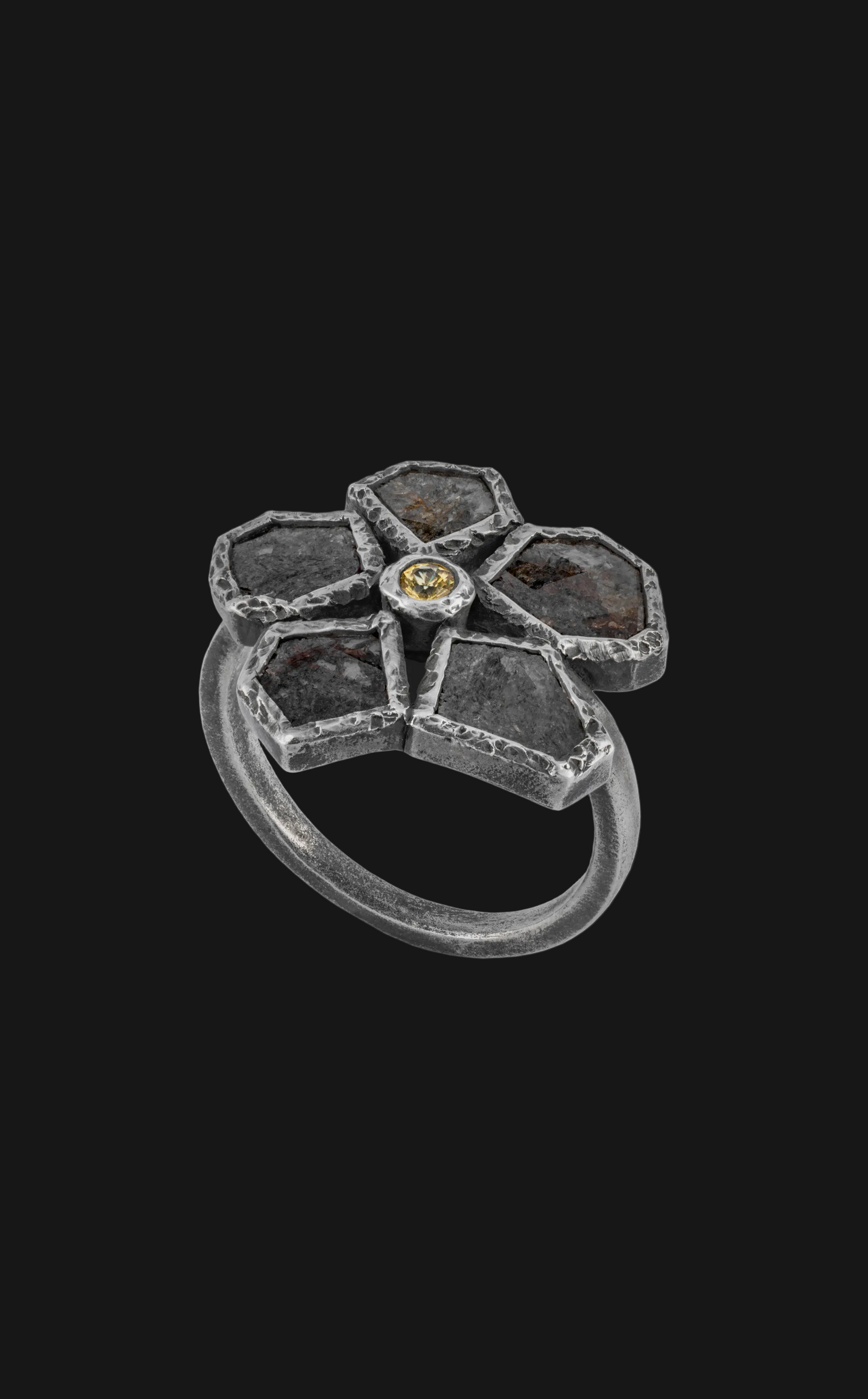 Midnight Bloom Ring