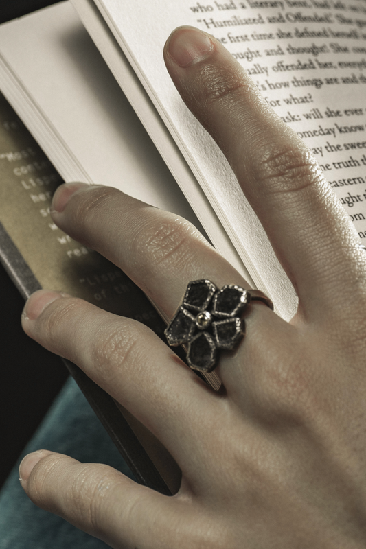 Midnight Bloom Ring