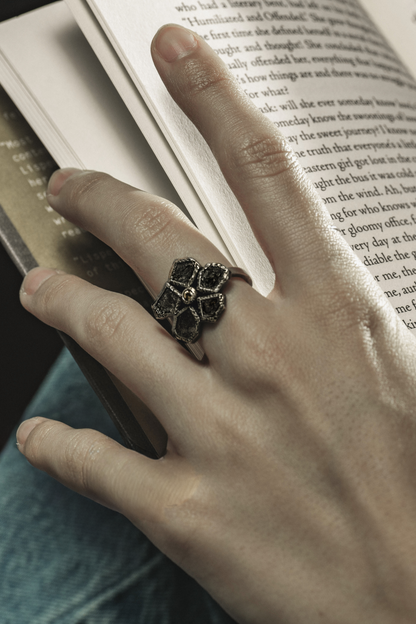 Midnight Bloom Ring